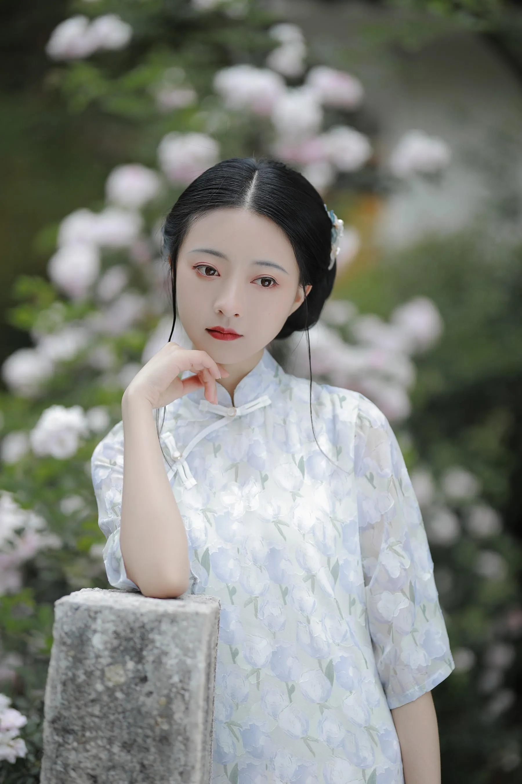 [艺图语] 2022.06.13 白茶清欢无别事 YunFleur [31P]插图